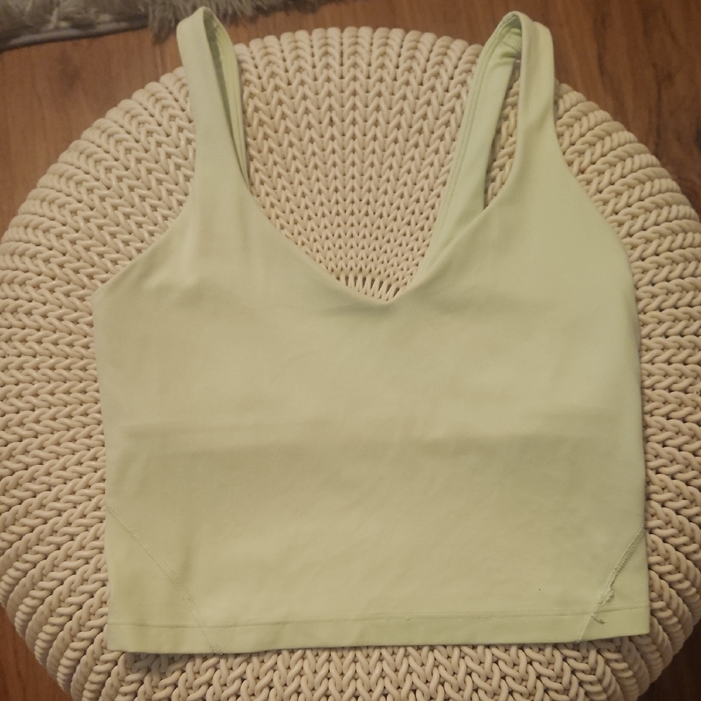lululemon athletica Light Green Sports Bra